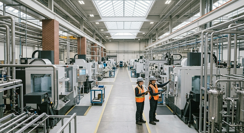 Manufacturing or heavy industry site
